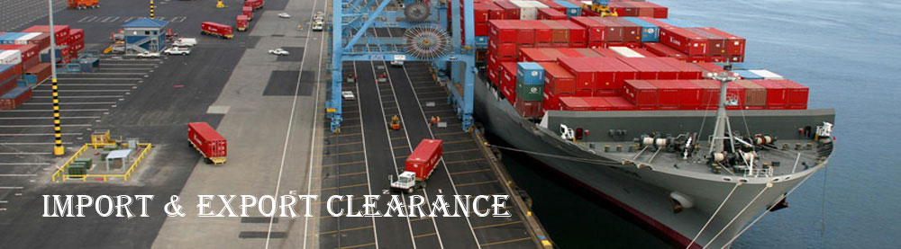 RP Logistics banner : Import & Export Clearance